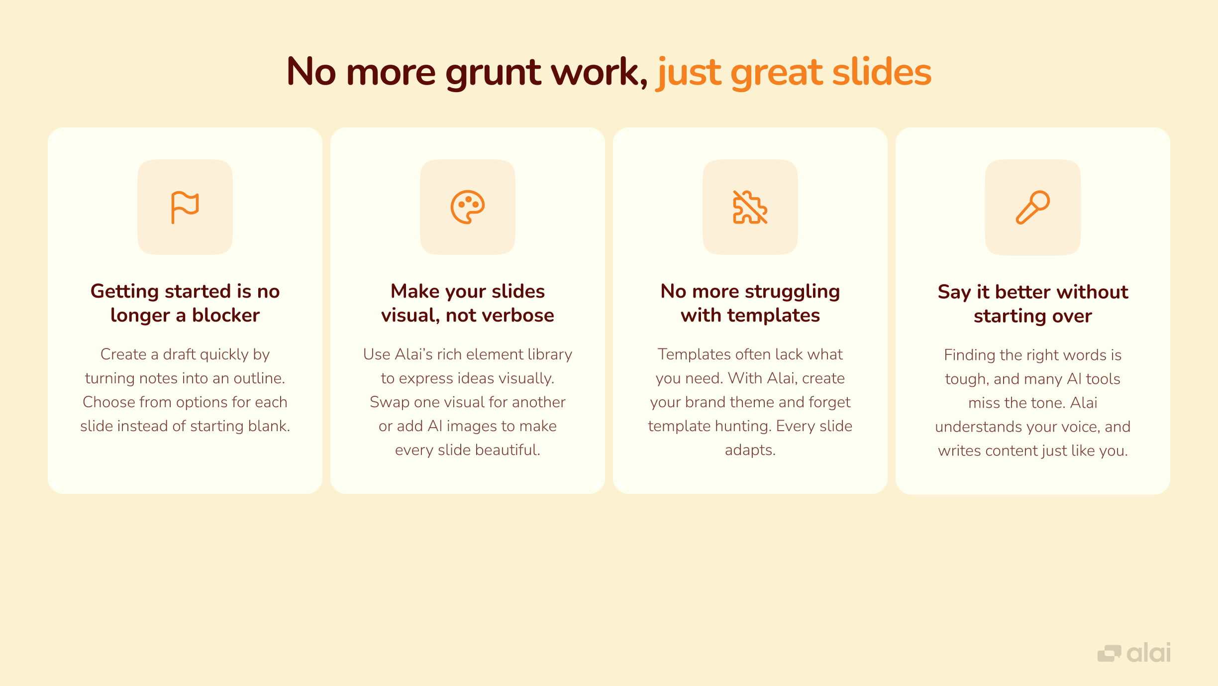 Slide Elements, Import/Export & Rendering Platform
